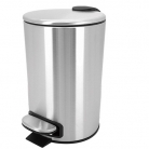 Lixeira inox c/pedal 12L.