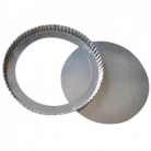 Forma p/torta crespa fundo falso N�28