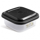 Pote quadrado pl�stico