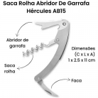 Abridor/saca-rolhas inox