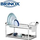 Escorredor a�o inox 20 pratos