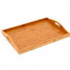 Bandeja retangular bambu