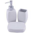 Kit p/ banheiro 3p�. branco