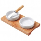 Porta petiscos c/2 potes