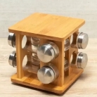 Porta condimento girat�rio bambu