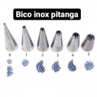 Bico p/confeitar inox pitanga