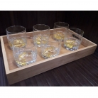 Jogo de copos para whisky 6p�.