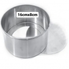 Forma p/bolo redonda fundo falso N�16