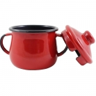 A�ucareiro esmaltado vermelho