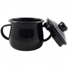 A�ucareiro esmaltado preto