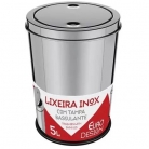 Lixeira inox  5L.