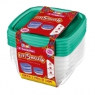 Conj. de potes pl�stico