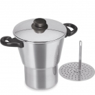 Cuscuzeiro de alum�nio 16cm