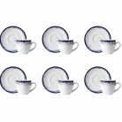 Jogo p/ ch� 6p�. porcelana