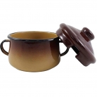 A�ucareiro esmaltado marrom