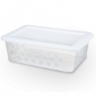 Caixa pl�stica c/tampa 13,5L.