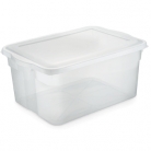 Caixa pl�stica c/tampa 35L.