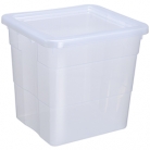 Caixa pl�stica c/tampa 42L.