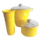 Kit p/pia 3p�. amarelo